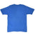 Back of blue short-sleeve Peanuts T-shirt with no graphic