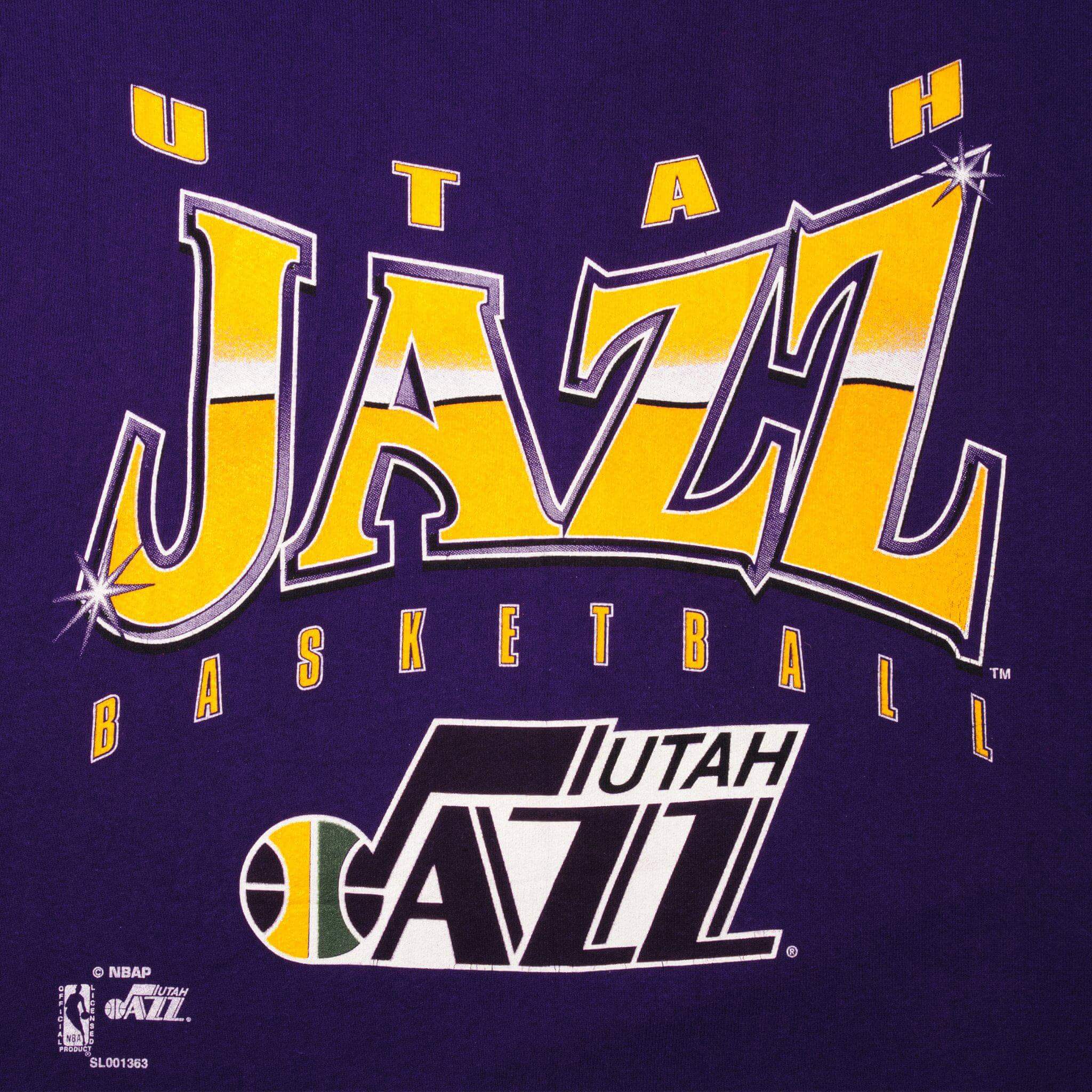 VINTAGE NBA UTAH JAZZ SWEATSHIRT 1990S SIZE XL MADE IN USA