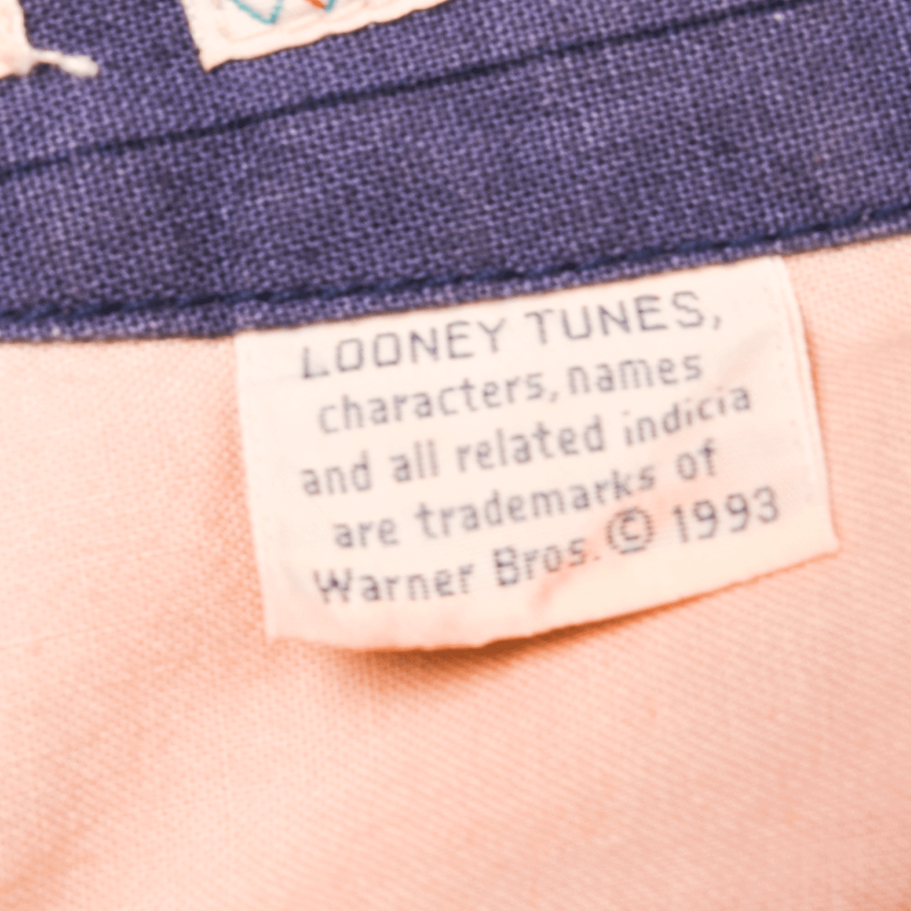 Vintage Warner Bros Looney Tunes All Star Shows Burbank Goes To Broadway Jacket 1993 Size L