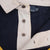 Vintage Ralph Lauren Blue & Yellow Striped Rugby Polo Shirt 1990S Size 3XL Big