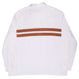 Vintage Ralph Lauren Madison Ave New York White Rugby Polo Shirt 1990S Size XL