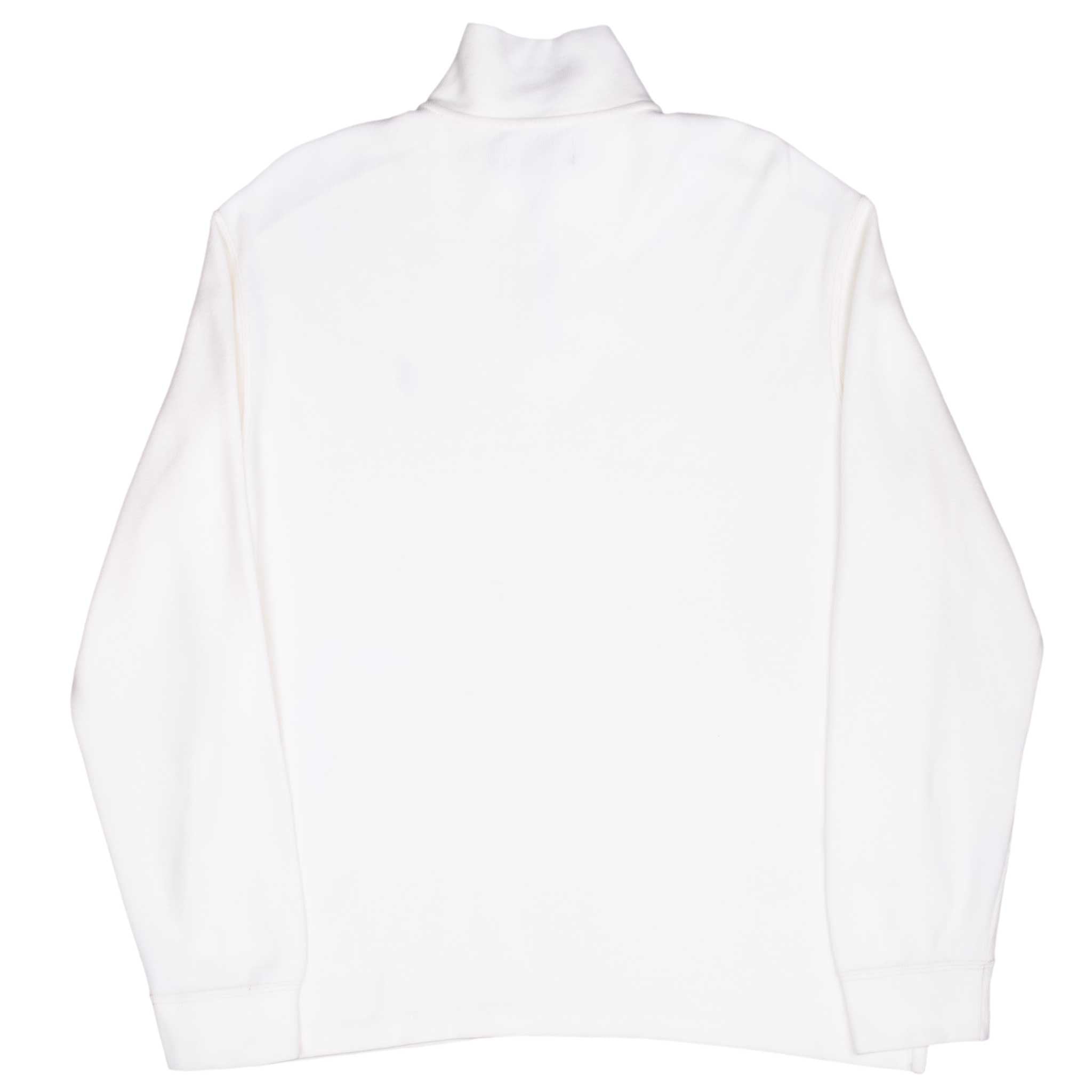 Vintage Polo Ralph Lauren Ivory 1990S Quarter 1/4 Zip Sweater Size XL