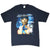 Full front view of navy Ichiro Suzuki Seattle Mariners graphic T-shirt