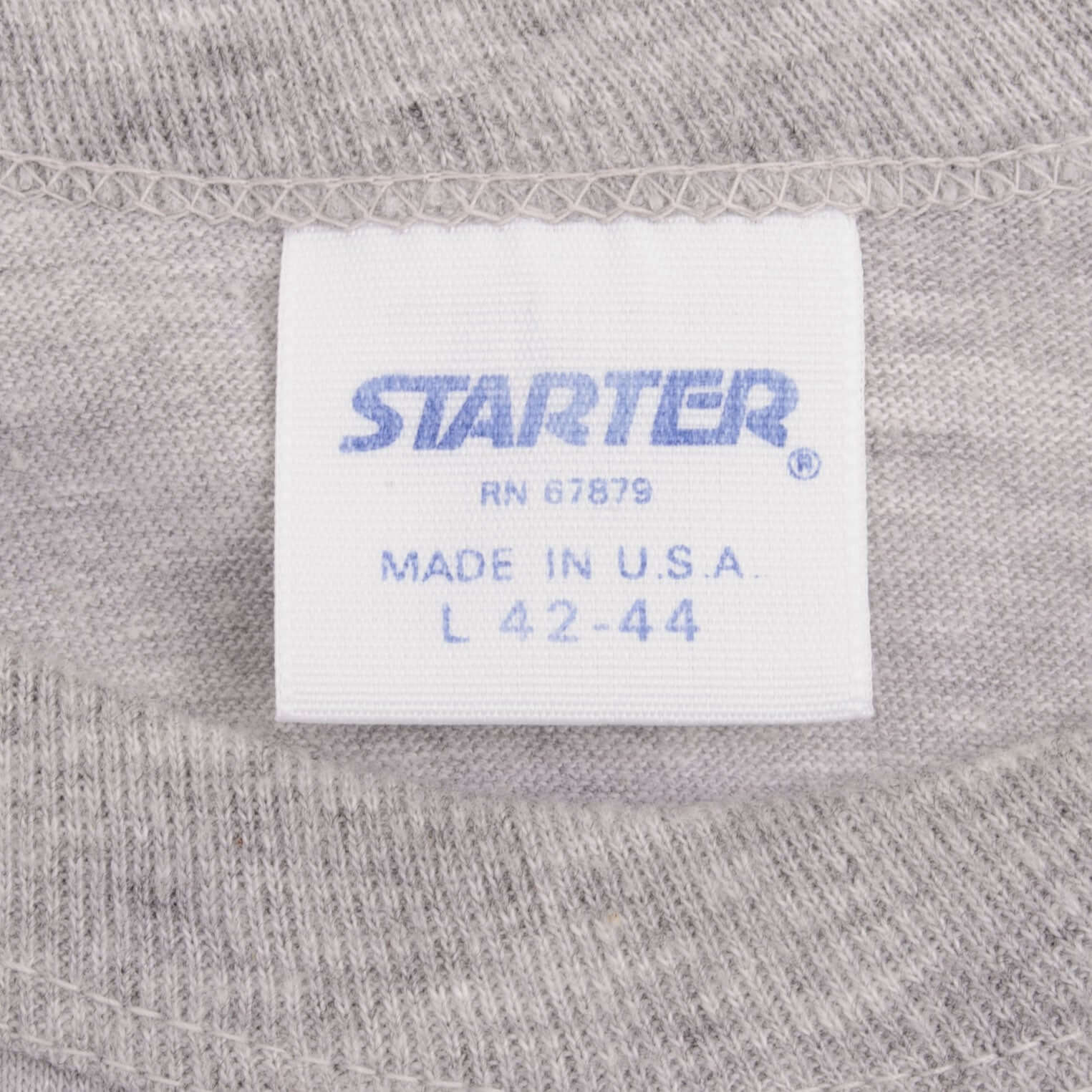 Vintage NBA Detroit Pistons Eastern Conference Champions 1989 Starter Tee Shirt Size Medium Made In USA With Single Stitch Sleeves.