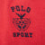 Vintage Ralph Lauren Polo Sport Red Polo Shirt 1990S Size Medium Deadstock
