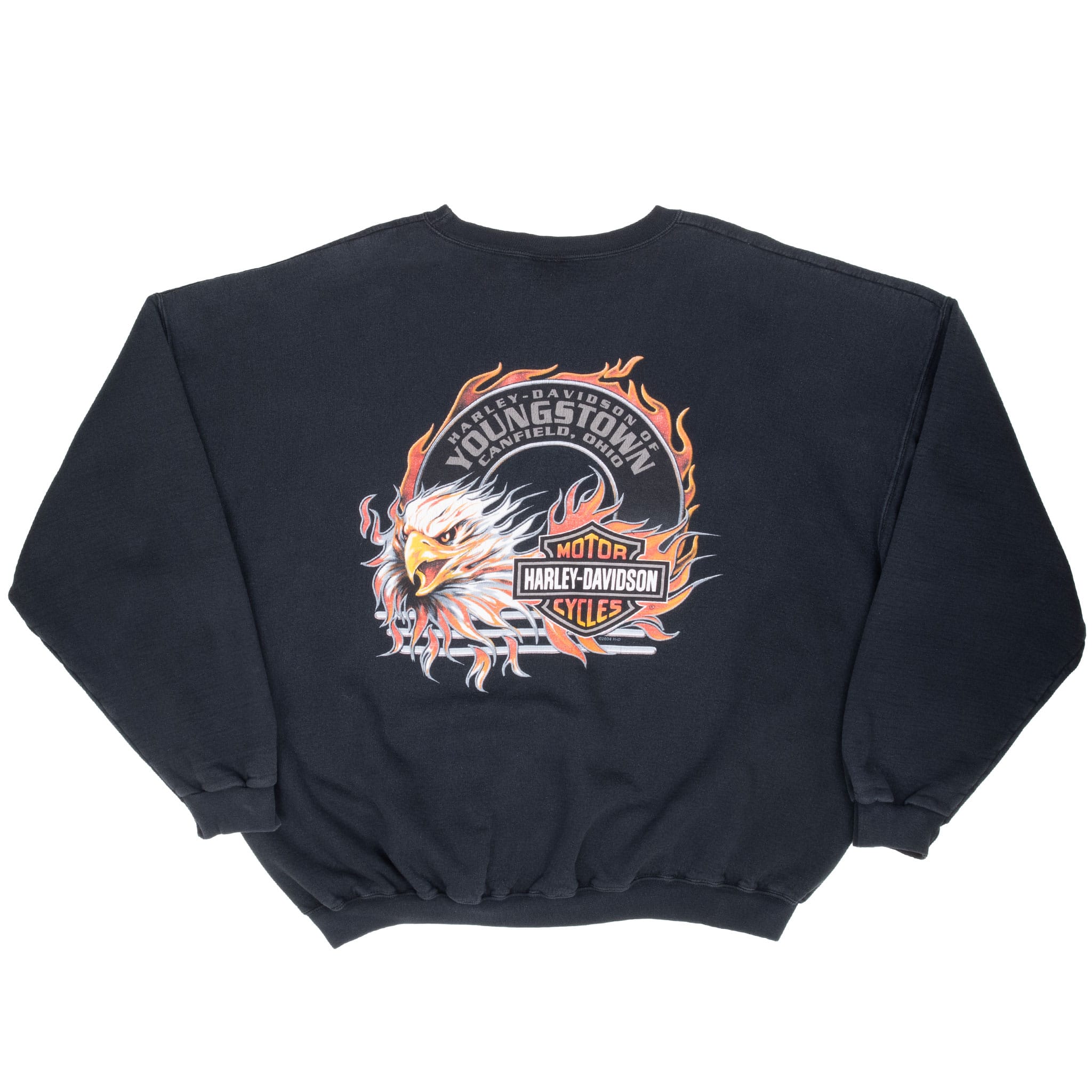 Vintage Harley Davidson Canfield Ohio 2004 Sweatshirt Size XL