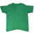 Back of plain green short-sleeve Peanuts T-shirt