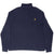 Vintage Ralph Lauren Navy Blue Turtle Neck Long Sleeve Tee Shirt 1990S Size Large