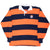 Vintage Illinois Fighting Illini Stripes Rugby Polo Shirt 1990S Size 2XL
