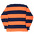 Vintage Illinois Fighting Illini Stripes Rugby Polo Shirt 1990S Size 2XL