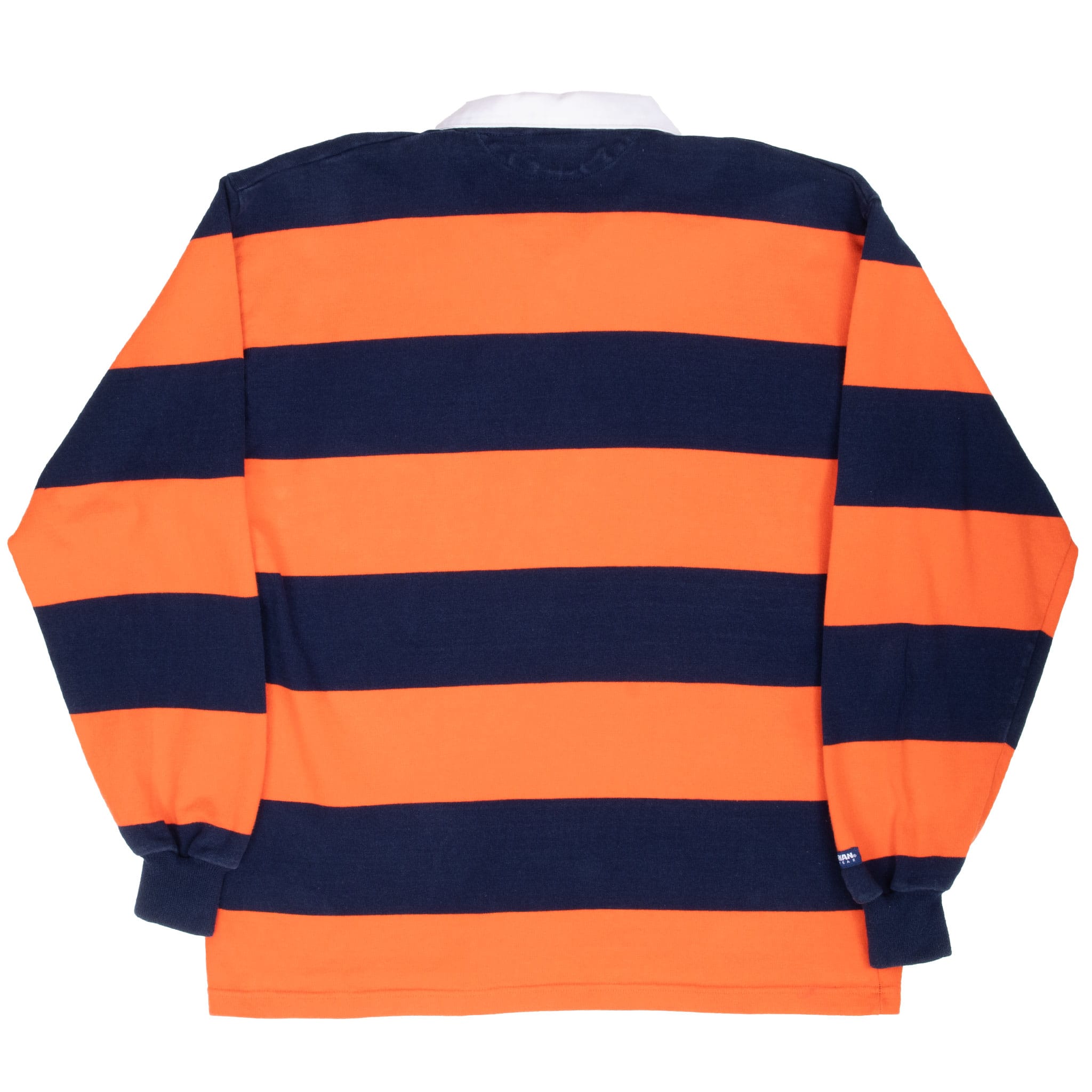Vintage Illinois Fighting Illini Stripes Rugby Polo Shirt 1990S Size 2XL