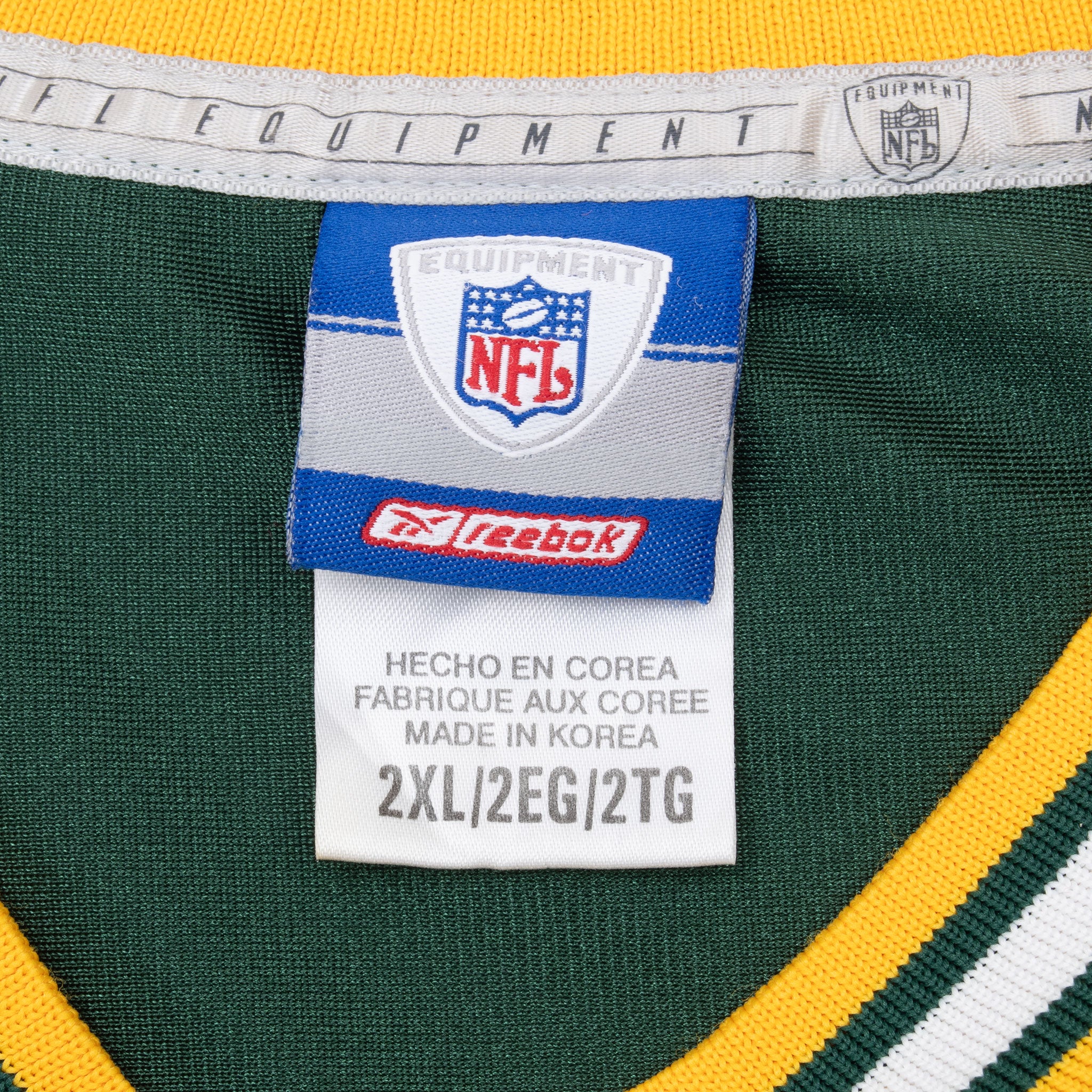 Vintage Nfl Green Bay Packers Barnett #56 Reebok Jersey 2000S Size 2XL