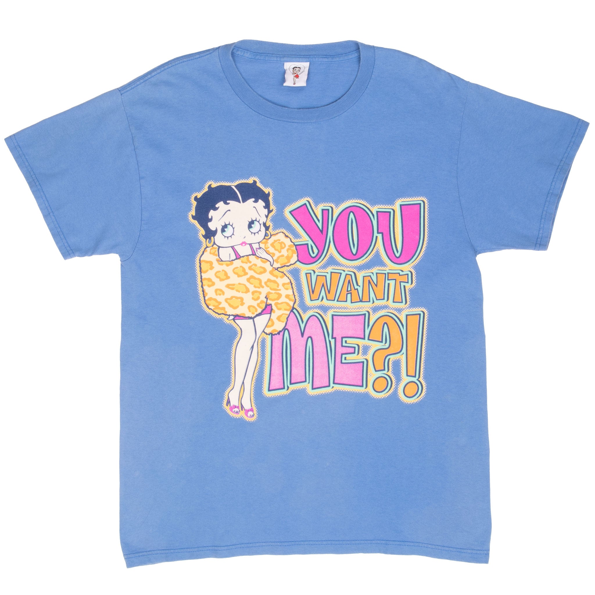 Vintage Betty Boop Tee You Want Me Tee Shirt 2001 Size Medium