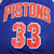 VINTAGE CHAMPION NBA DETROIT PISTONS HILL #33 JERSEY 1990s SIZE 44 MADE IN USA