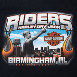 Vintage Harley Davidson Birmingham Alabama 2005 Tee Shirt Size Medium Made In Usa