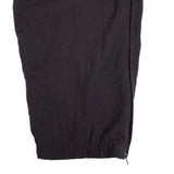 Vintage Nike Classic Swoosh Black Nylon Track Pants Early 1990S Size Large