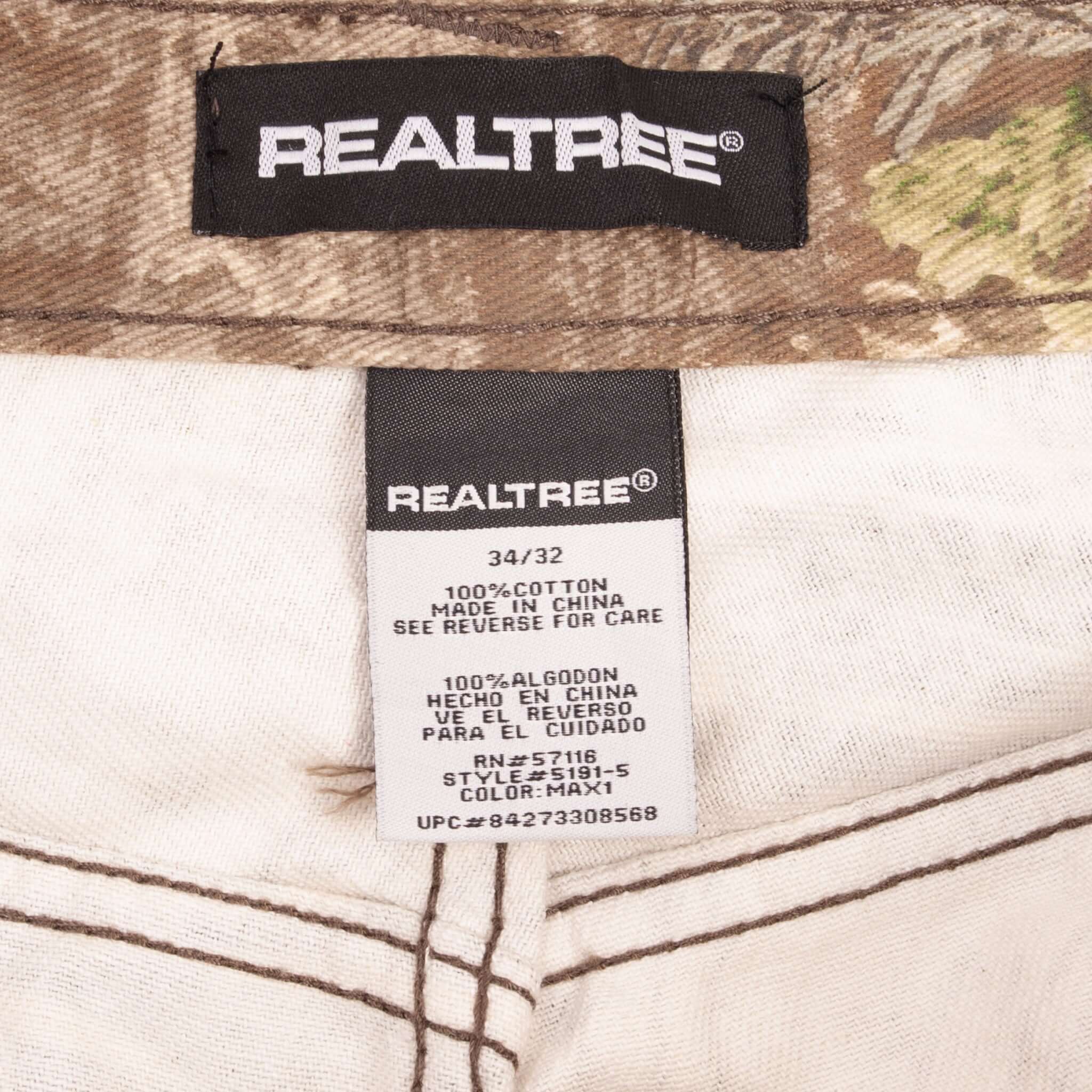 Vintage Realtree Max1 Hunting Camo Pants Jeans Size 34X32
