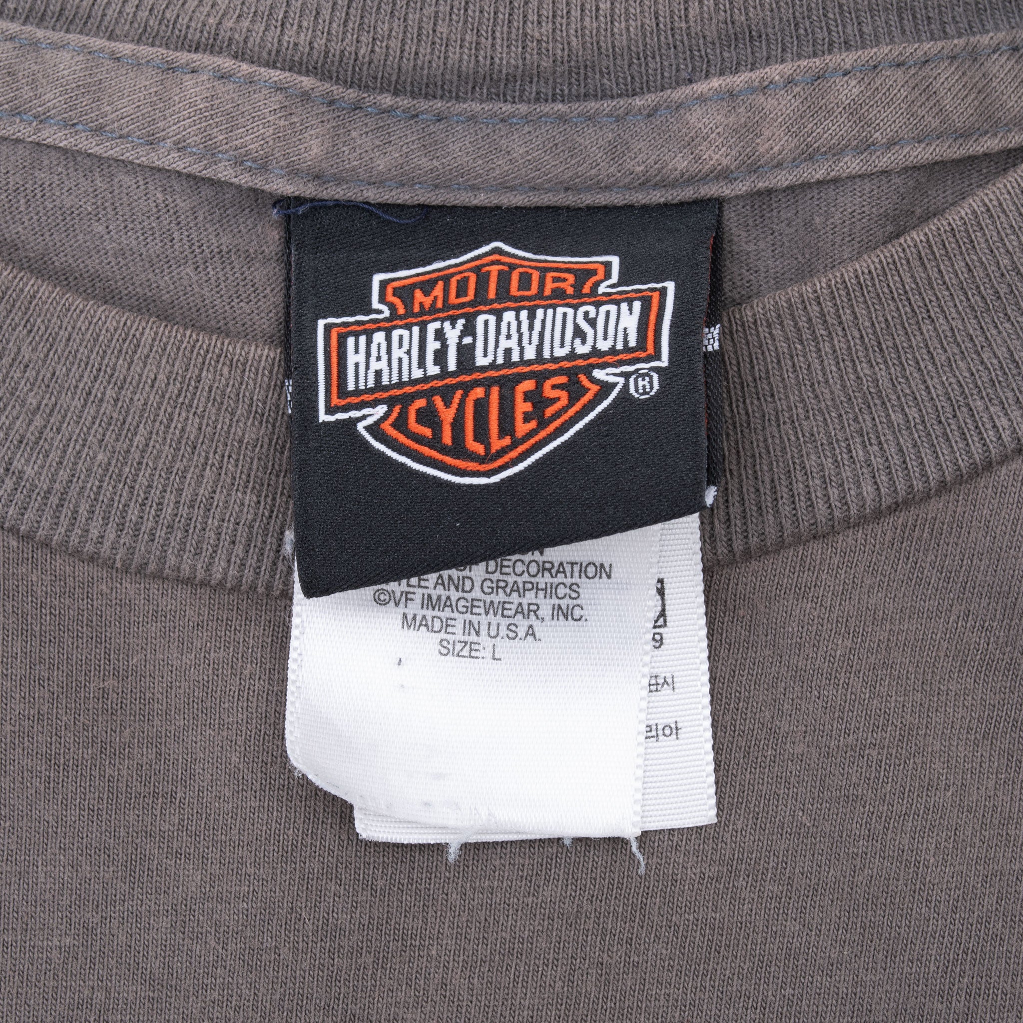 Vintage Harley Davidson Atlantic City New Jersey 2008 Long Sleeve Tee Shirt Size Large