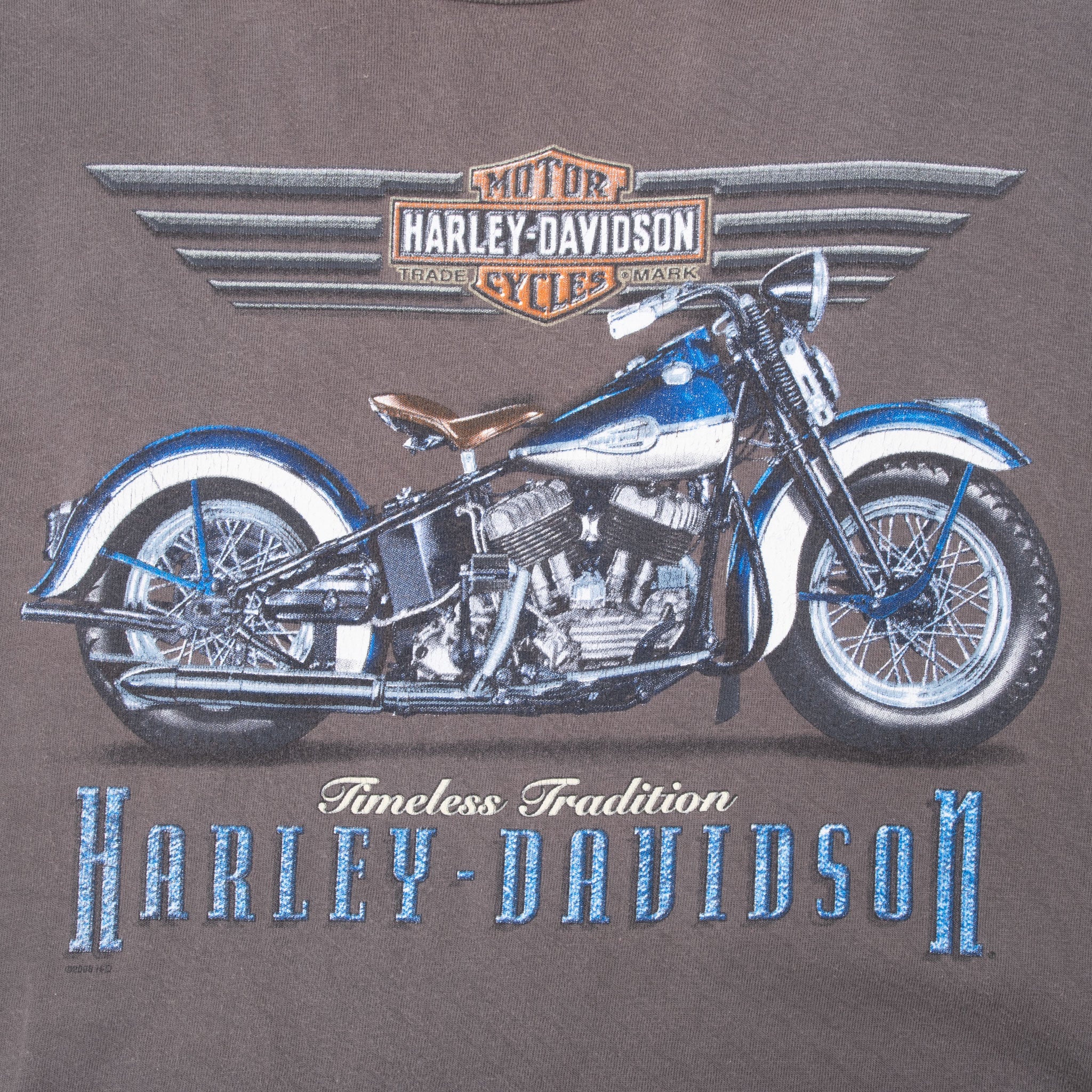 Vintage Harley Davidson Atlantic City New Jersey 2008 Long Sleeve Tee Shirt Size Large