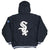 Vintage Mlb Chicago White Sox Hooded Heavy Windbreaker Jacket 1990S Size XL