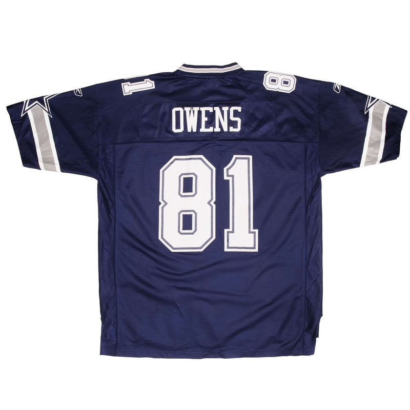 Vintage NFL Dallas Cowboys Owens #81 Reebok Jersey 2000S Size 2XL+2