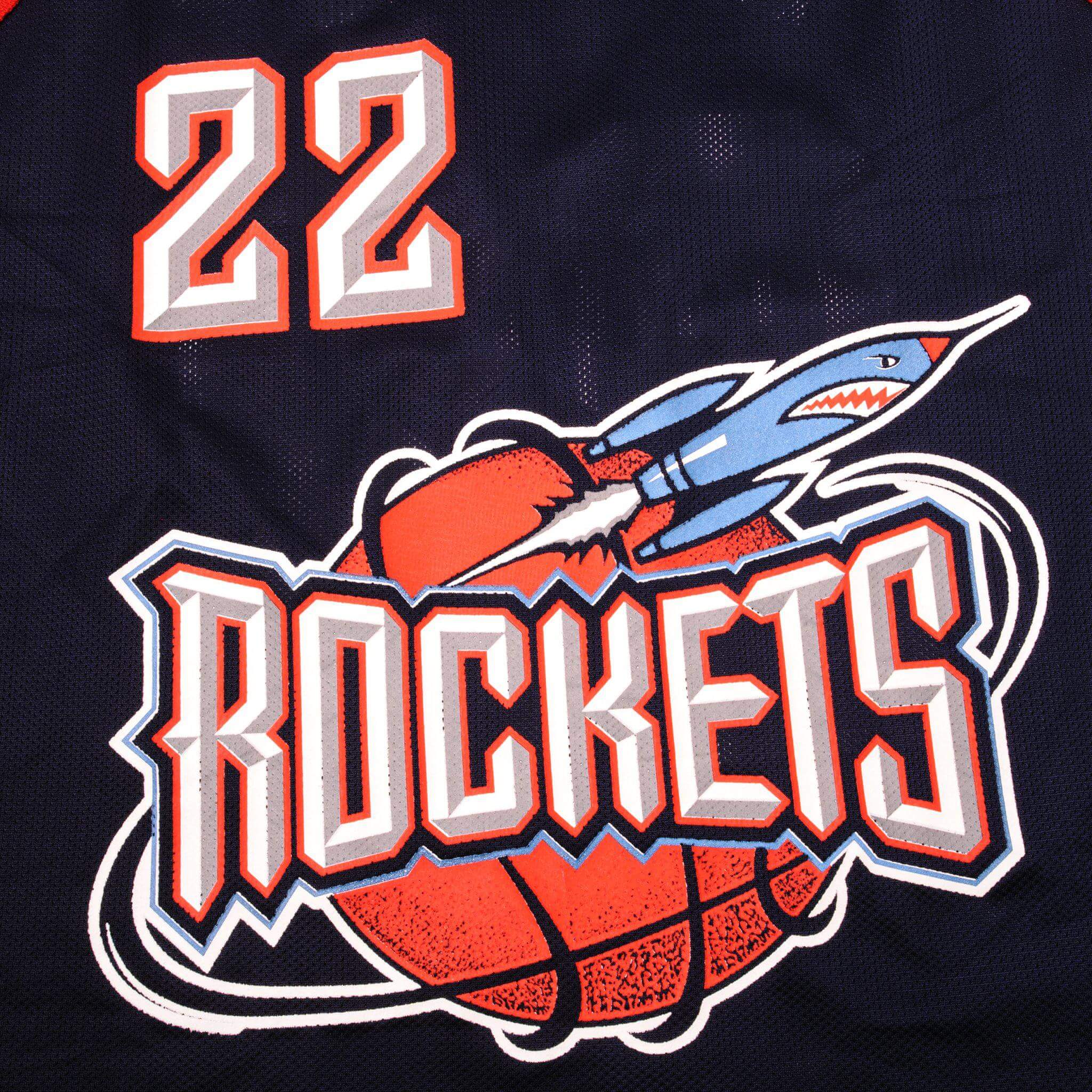 Old Rockets Jerseys VINTAGE CHAMPION NBA HOUSTON ROCKETS DREXLER #22 JERSEY 1994-1998 SIZE