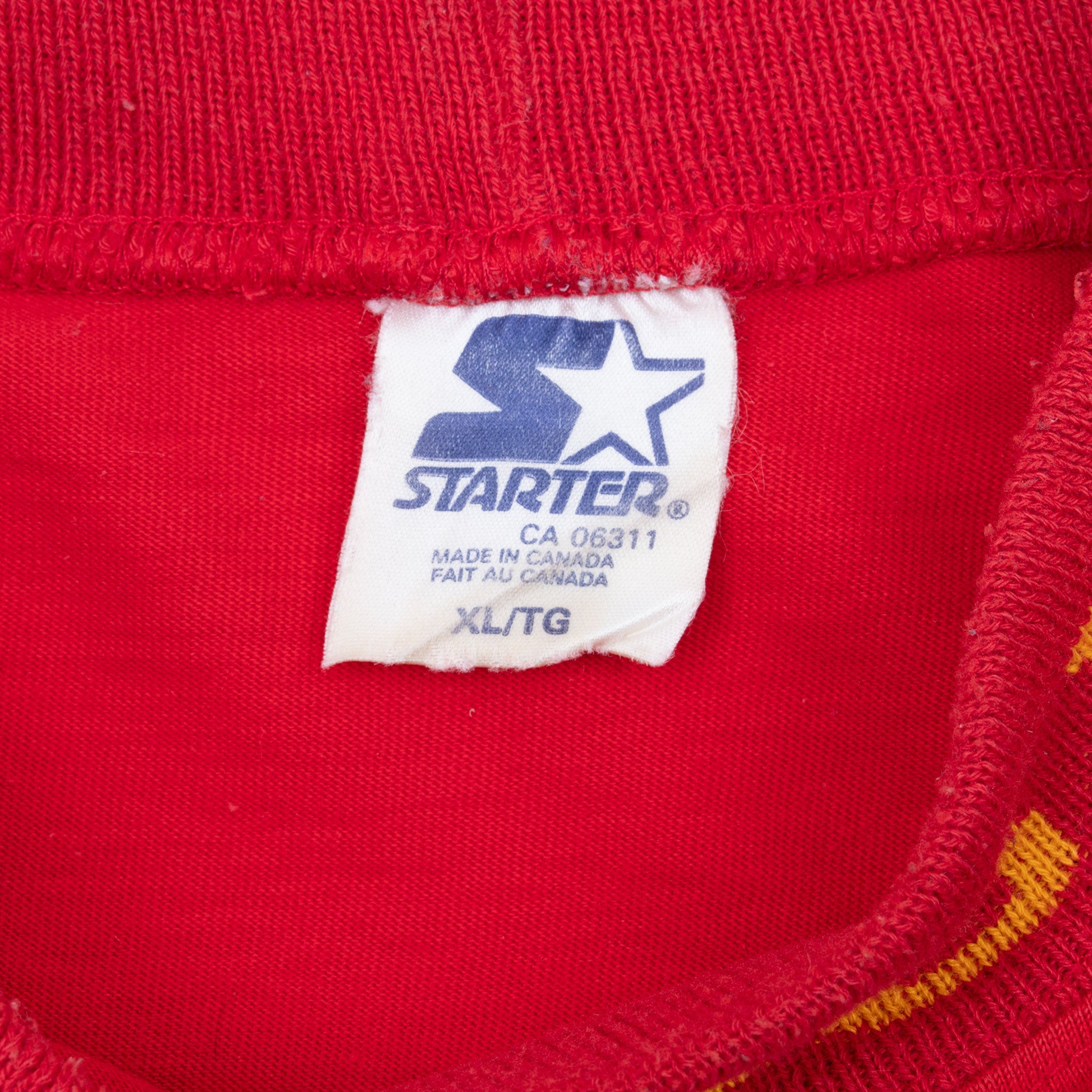 Vintage University Of Calgary Dinos Long Sleeve Turtle Neck Tee Shirt 1990S Size XL With Single Stitch