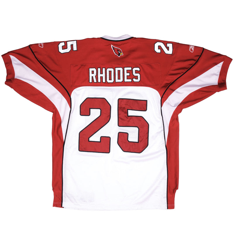 Vintage NFL Arizona Cardinals Rhodes #25 Reebok Jersey 2000S Size 50