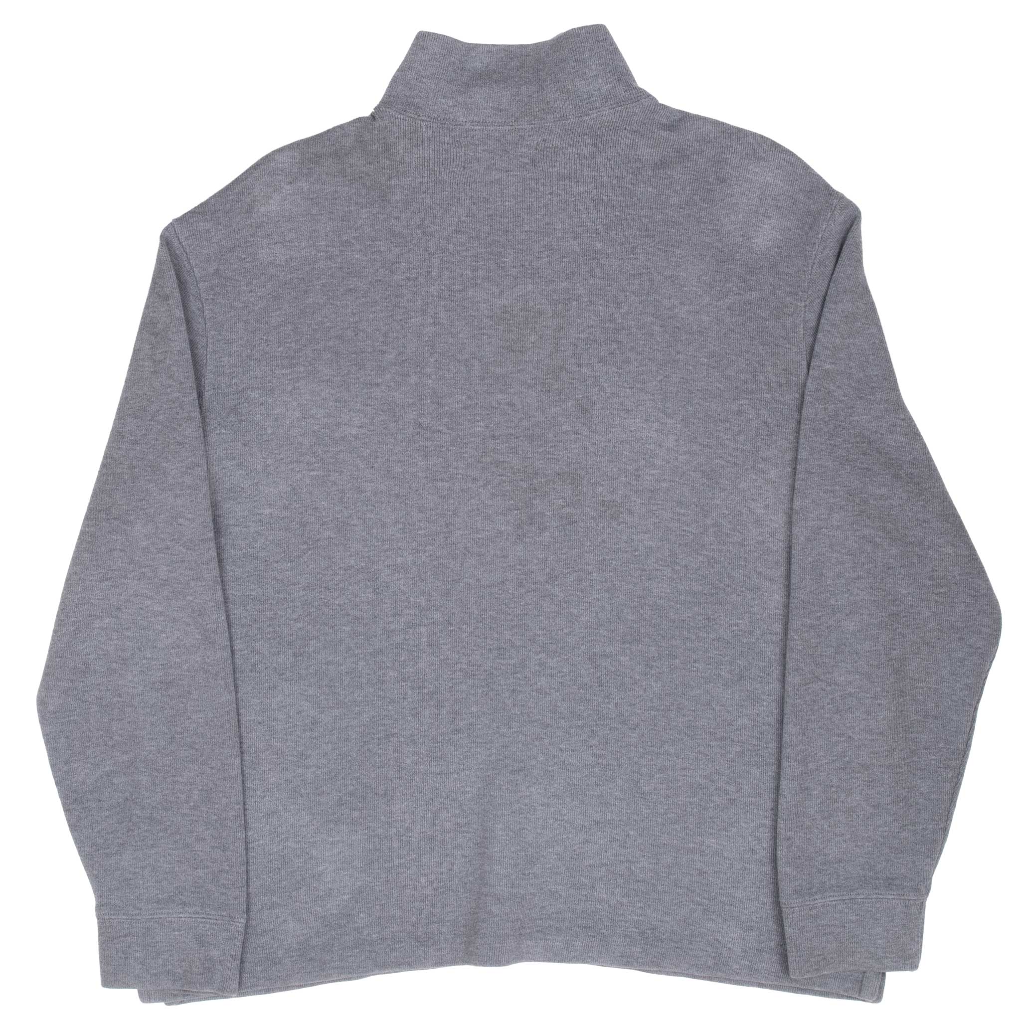 Vintage Polo Ralph Lauren Grey Quarter 1/4 Zip Sweater 1990S Size Large