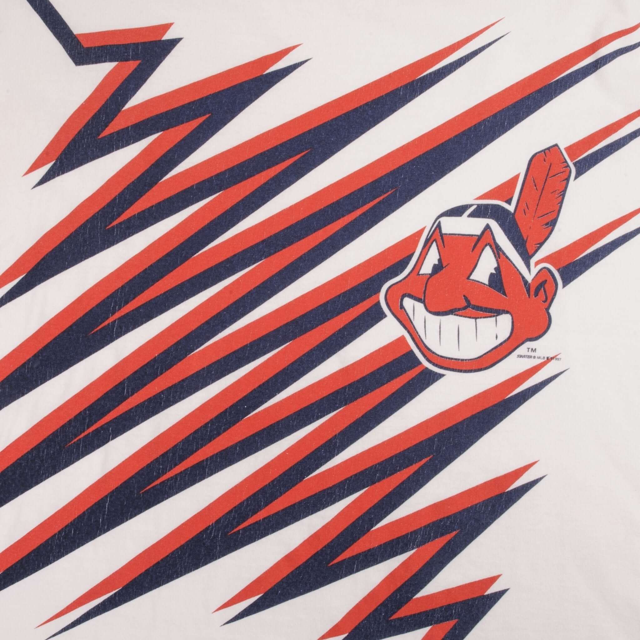 Vintage MLB Cleveland Indians 1997 Tee Shirt Size Large Made In USA