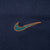 Vintage Nike Classic Swoosh Navy Blue Tee Shirt Size 1990s Size Medium Made In USA