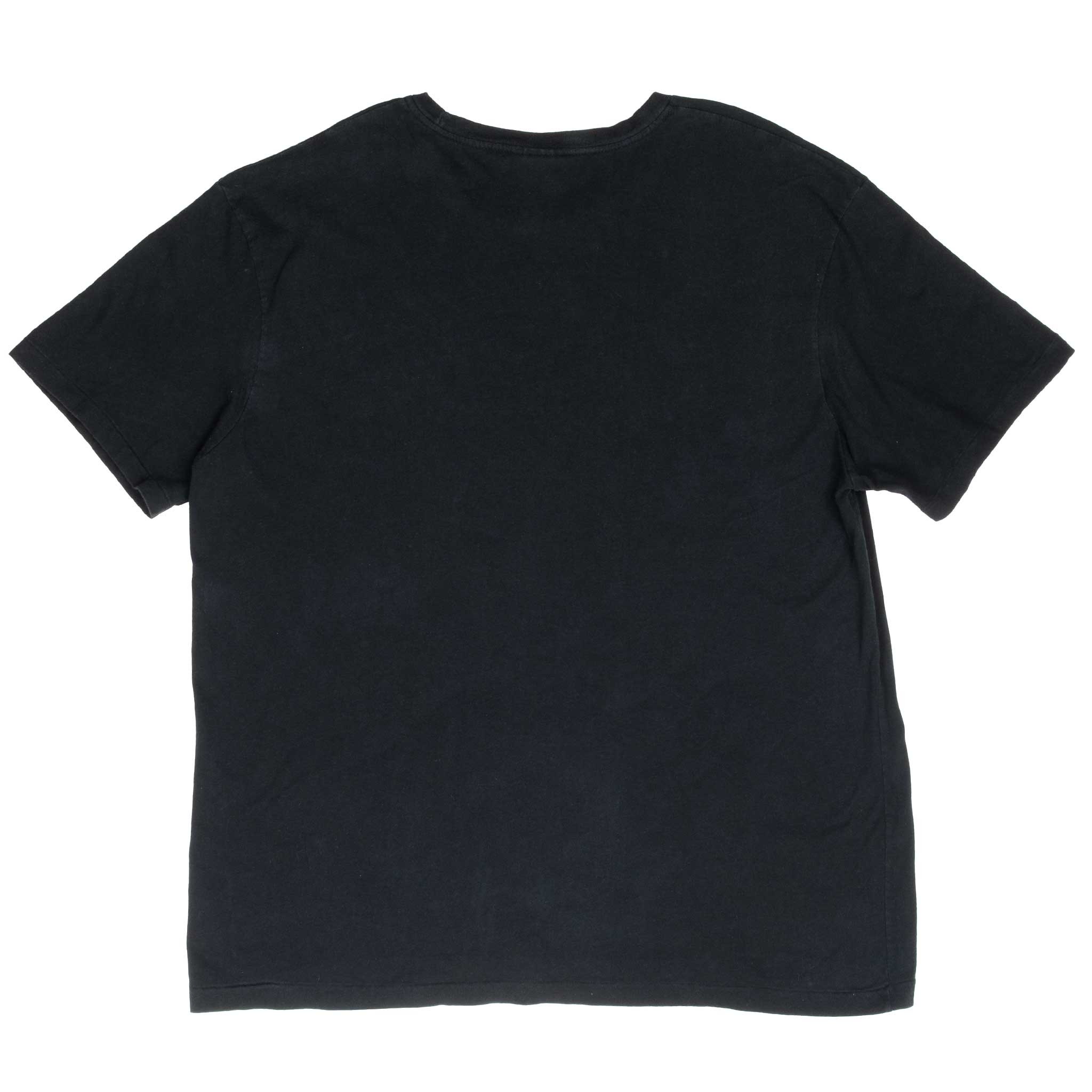 Vintage Polo Ralph Lauren Black Classic Tee Shirt 1990S Size XL With Single Stitch Sleeves