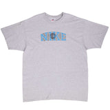 Vintage Nike Spellout Grey Tee Shirt 1990S Size XL