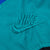 Vintage Nike Teal Blue Black Windbreaker Jacket Late 1980S Size Large
