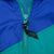Vintage Nike Teal Blue Black Windbreaker Jacket Late 1980S Size Large