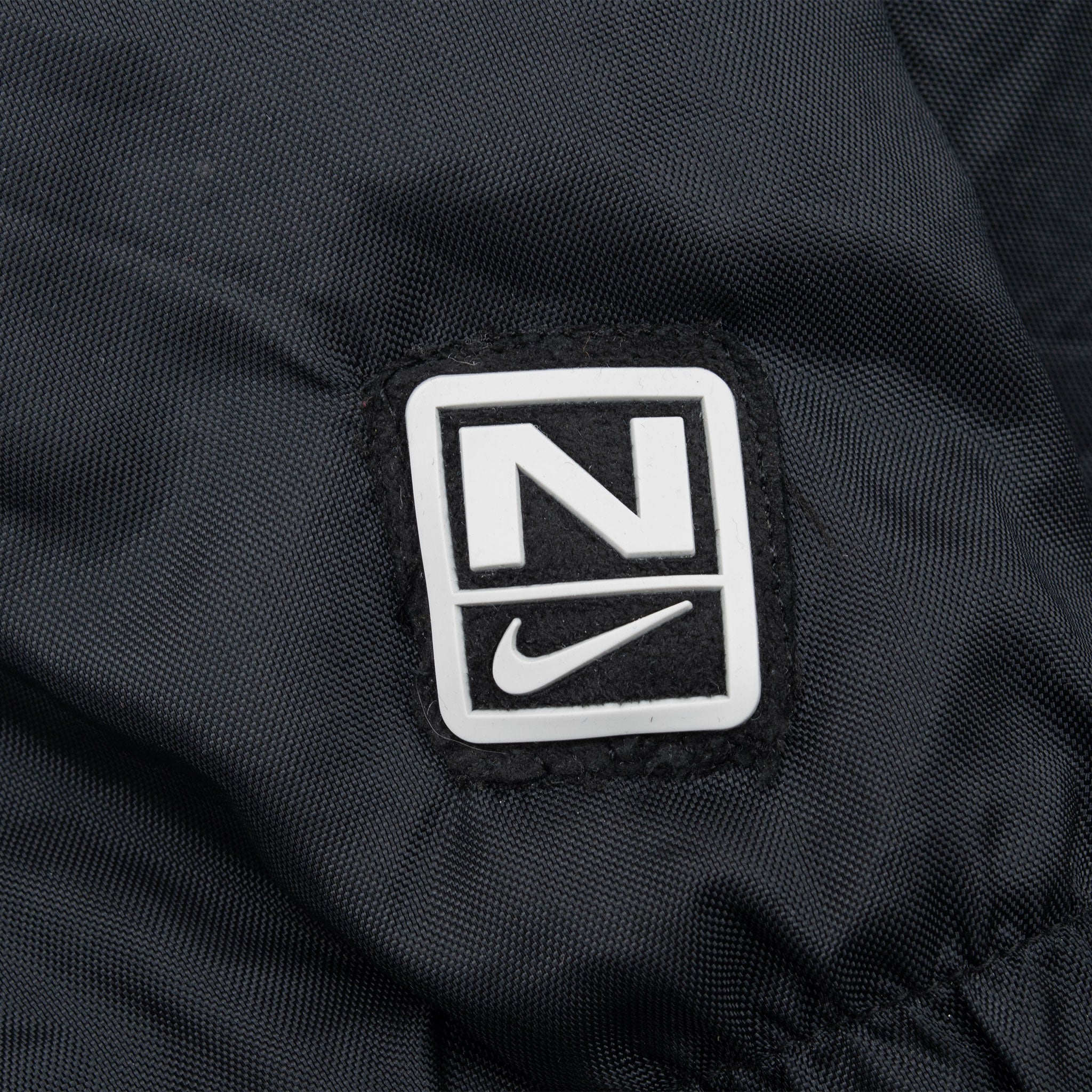 Vintage Nike Swoosh Black Heavyweight Windbreaker Jacket 2000S Size 2XL