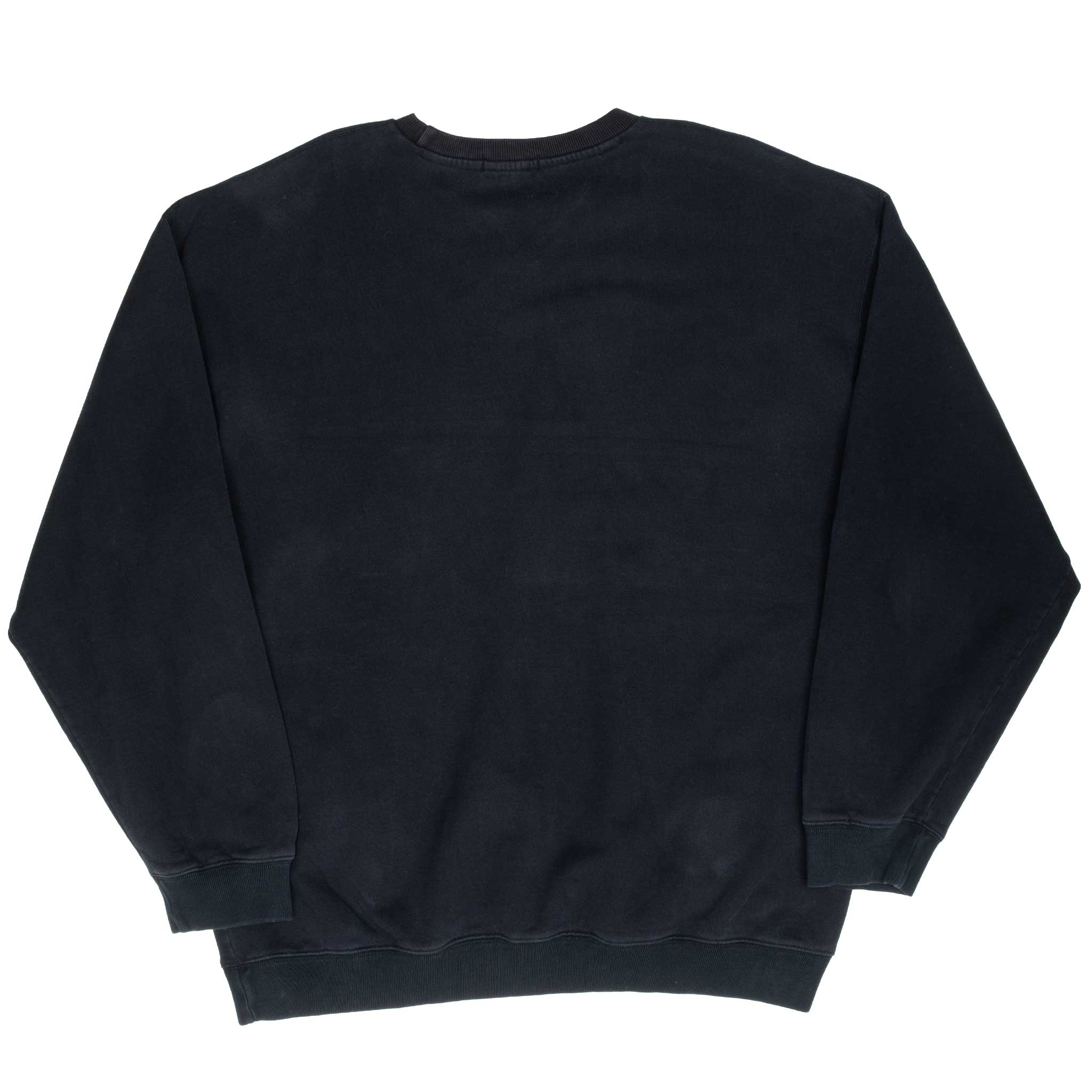 Vintage Nautica Black Sweatshirt 1990S Size 2XL