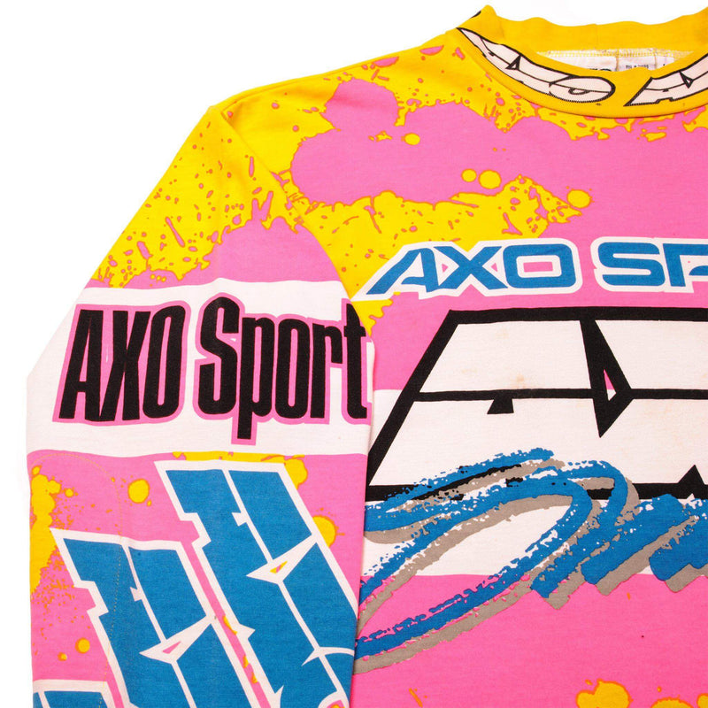 VINTAGE MOTOCROSS AXO SPORT LONG SLEEVES TEE SHIRT 1991 SIZE LARGE