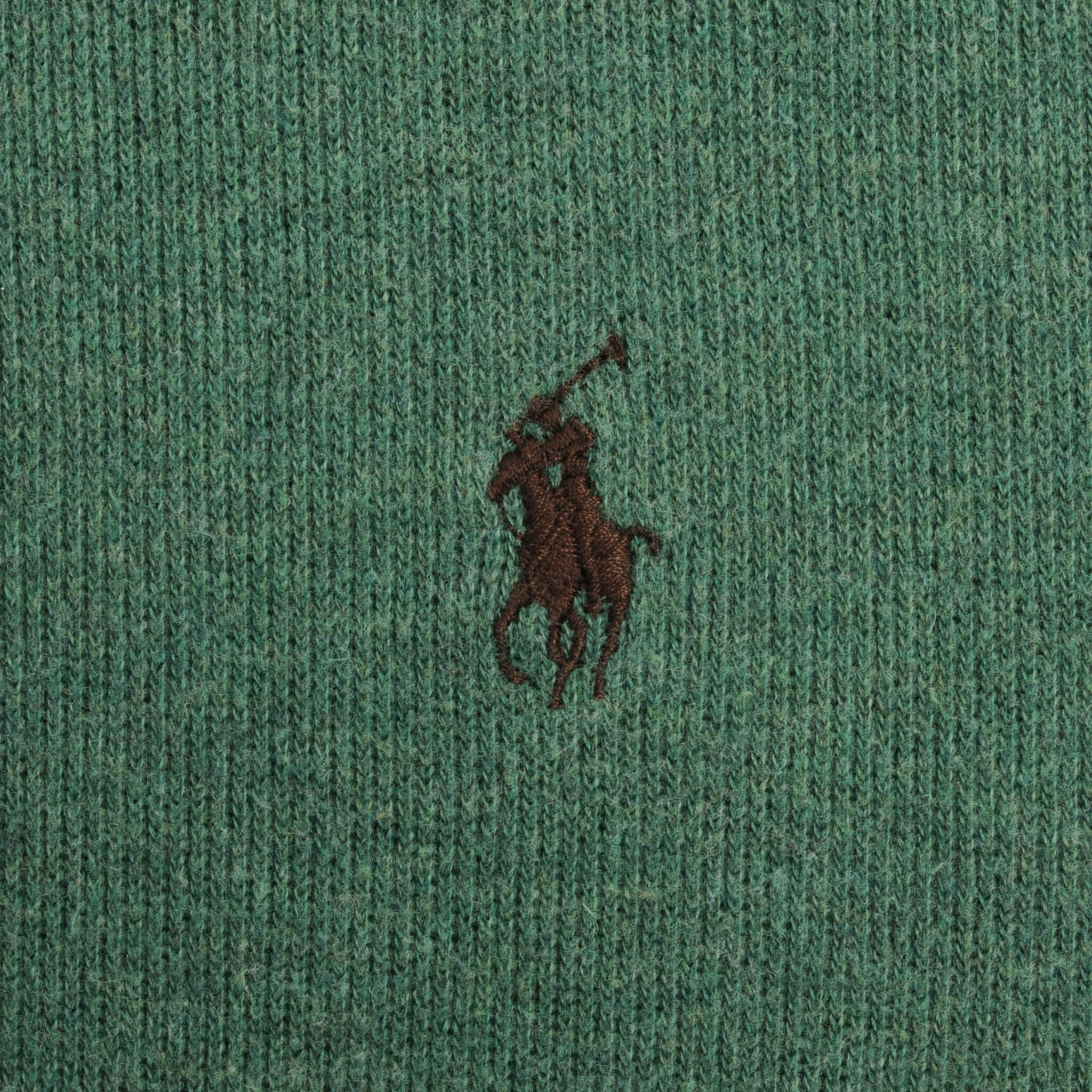 Vintage Polo Ralph Lauren Green Quarter 1/4 Zip Sweater 1990S Size Large
