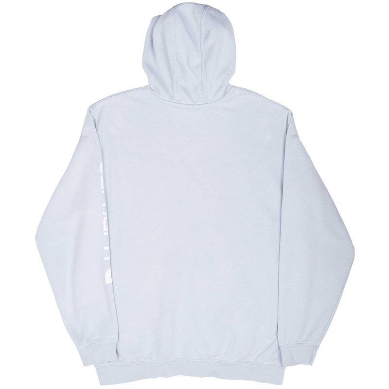 Vintage Carhartt Light Blue Hoodie Sweatshirt 2000S Size XL Tall