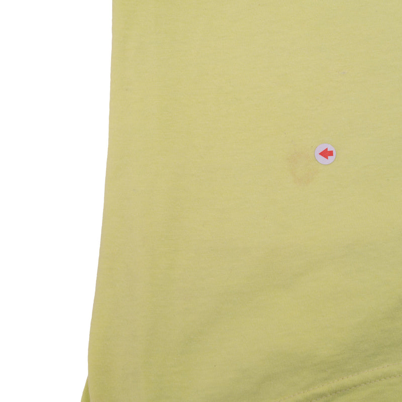 VINTAGE NIKE LIME CYCLING JERSEY TEE SHIRT 1980S SIZE MEDIUM MADE IN USA