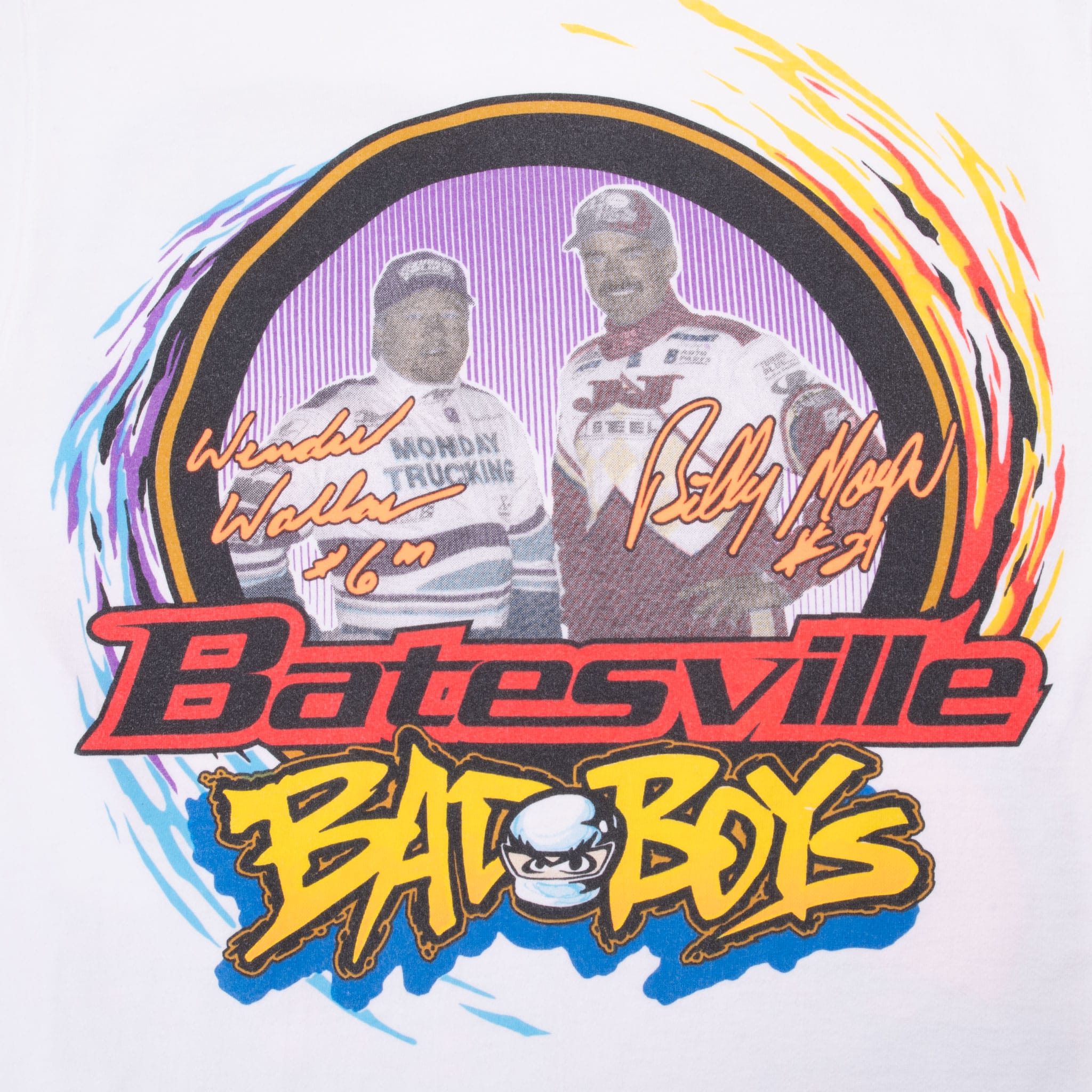 Vintage Racing Billy Moyer Wendell Wallace Batesville 1990S Tee Shirt Size Medium