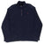 Vintage Polo Ralph Lauren Blue Quarter 1/4 Zip Sweater 1990S Size Large