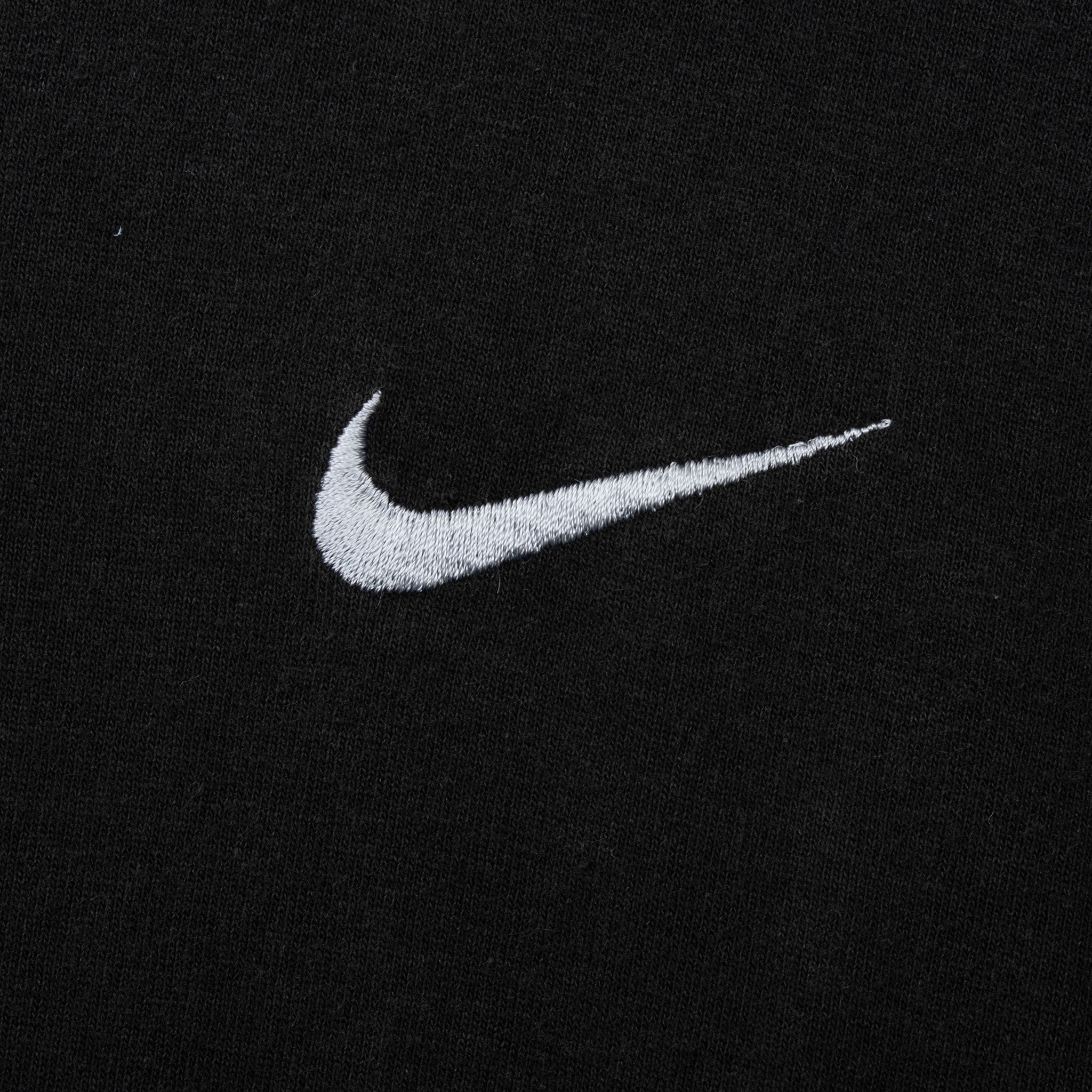 Vintage Nike Classic Swoosh Black Tee Shirt Size 1990s Size XL Made In USA