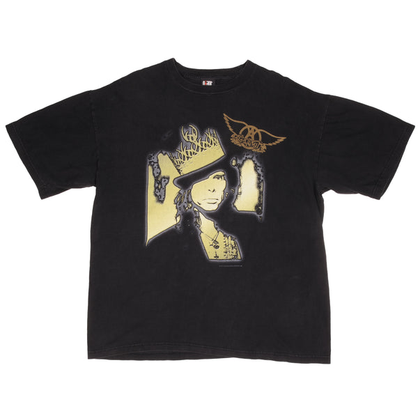 Vintage Aerosmith Nine Lives Tee Shirt 1997 1998 Size XL