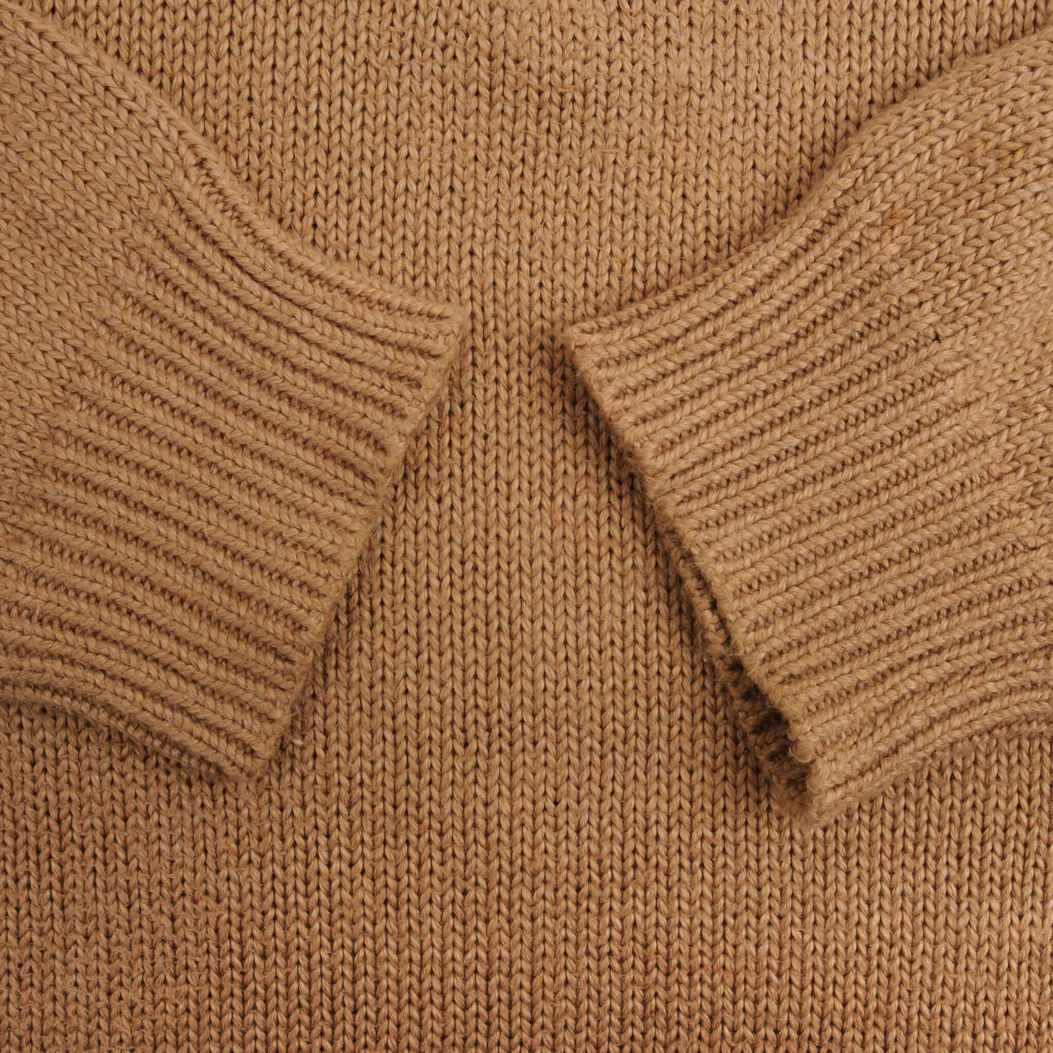 Vintage Polo Ralph Lauren Brown Knit Quarter 1/4 Zip Sweater 1990S Size Large