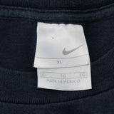 Vintage Nike Big Swoosh Black Tee Shirt 2000S Size XL