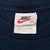 Vintage Nike Big Swoosh Blue Tee Shirt 1990S Size Medium Made In Usa
