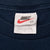 Vintage Nike Big Swoosh Blue Tee Shirt 1990S Size Medium Made In Usa