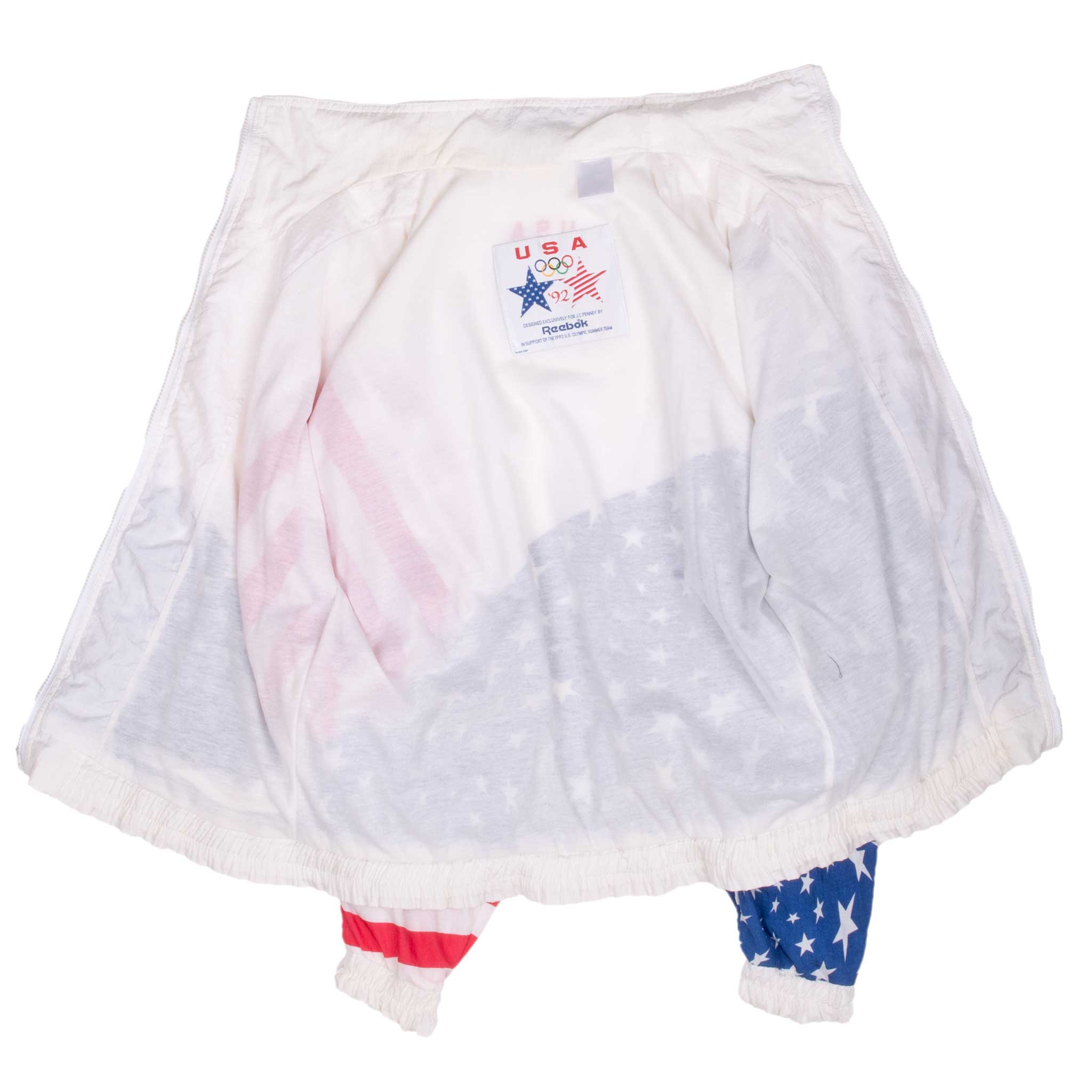 Vintage Reebok Usa Olympic Team 19992 Windbreaker Jacket Size Medium